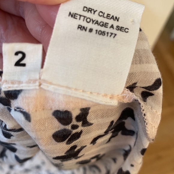 Ulla Johnson Pink Floral Top Blouse Size 2 Medium fits up to size 8 Barneys - Picture 5 of 7